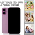 thumbnail image 6 of Fake Phone Dummy Prop Phone, Black Screen Decoy Phone Pear Phone Non-Working Phone 16 Pro for Kid Play, Display Phone Look Like Real Phone pro max16 (16,Pink,Black Screen), 6 of 7