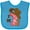 Turquoise, variant on Inktastic Cowboy 1st Birthday Western Boys Baby Bib