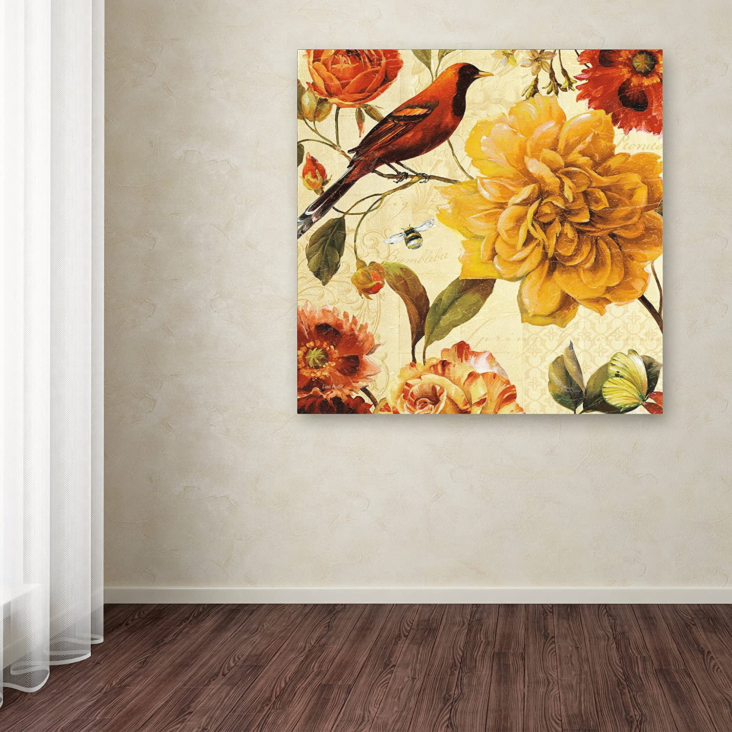 Trademark Fine Art "Rainbow Garden Spice II" Canvas Art by Lisa Audit