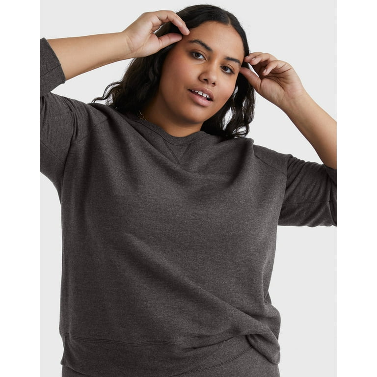 Just My Size Women s Plus Size Fleece Pullover Sweatshirt