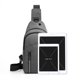 thumbnail image 3 of Bolso de pecho para hombre Bolso de hombre Resistente al desgaste Impermeable Tela Oxford Estilo de negocios Soporte para auriculares informal Bolso de pecho estilo coreano, 3 of 6