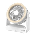 thumbnail image 2 of Ventilador de escritorio recargable con aromaterapia: mini ventilador USB portátil con 4 velocidades, motor silencioso para el hogar, la oficina, el dormitorio, viajes y camping. Ventilador de escrit, 2 of 6