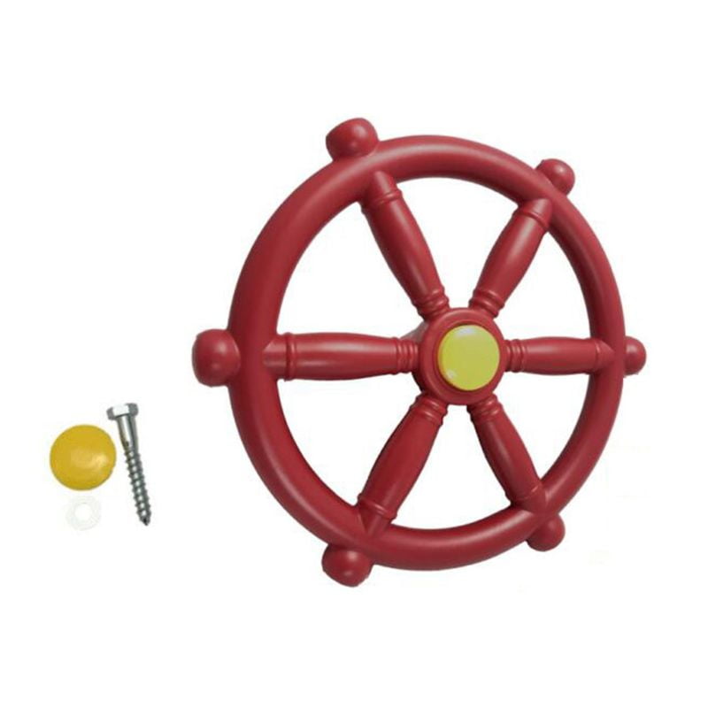 Yellow Jiakalamo Amusement Boat-Shaped Steering Wheel Park Game Children Swingset Steering Wheel