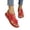 Red, variant on Women's Flower Flat Sandals with Ankle Strap Open Toe Trendy 2026 Summer Comfortable Wedding Bride Beach Sandals, Army Green, 39