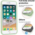 thumbnail image 4 of Para Funda Iphone 8 Plus, Funda Iphone 7 Plus Kickstand - Silicona Líquida - Protección Probada contra Caídas de 10 Pies, Forro de Microfibra Cubierta de Cuerpo Completo a Prueba de Golpes Cas, 4 of 5