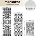 thumbnail image 4 of Black Geometric Diamond Pattern Kitchen Rugs Sets Of 3,Kitchen Runner Rugs Non Skid Washable,Decorative Kitchen Floor Mats for Kitchen,Sink,Laundry,17"x30"+ 17"x47" + 17"x59", 4 of 6