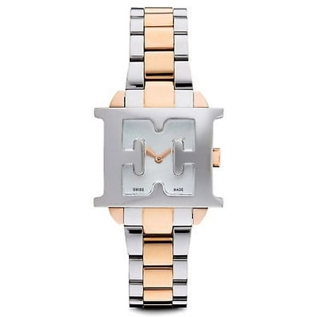 Mother Of Pearl Silver Wrist Watch - NEW WOMENS ESCADA (E2005025) ESTELLE MOTHER OF PEARL SILVER ROSE GOLD TONE WATCH
