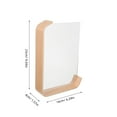thumbnail image 2 of LOLIPPYY Creative Design Wedding Picture Frame with Wooden Base for Home Use 2Pcs, 2 of 8
