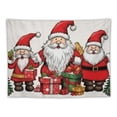 thumbnail image 5 of GOSMITH  Christmas Gnomes Tapestry Wall Hanging, Merry Christmas Wall Tapestry, Christmas Wall Backdrop, Christmas Wall Decorations, Christmas Wall Blanket, 40x30 Inch, 5 of 7