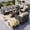 Beige, variant on HOYOA 7-Piece Patio Furniture Set, Outdoor Patio Sectional Furniture All-Weather Rattan Wicker Patio Conversation Set Outdoor Furniture for Backyard Balcony,Blue