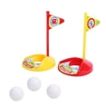 thumbnail image 3 of Deluxe Golf Set For Kids Comes With 3 Golf Clubs, 3 Balls, And 2 Practice Holes, 3 of 6