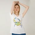 thumbnail image 5 of Anemoss Crab Womens T-Shirt, 5 of 7