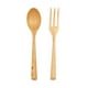 thumbnail image 4 of piezas Tenedores sobre cuchillos Cuchara y tenedor de madera Cuchara de cena Tenedor Cuchara y tenedor reutilizables Cuchara de haya Tenedor, 4 of 5