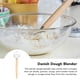 thumbnail image 4 of Batidor De Masa Danés, Batidor De Pan Con De Acero Inoxidable, Herramienta De Cocina Práctica, 4 of 7