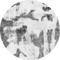 thumbnail image 1 of Ahgly Company Indoor Round Abstract Gray Modern Area Rugs, 5' Round, 1 of 4
