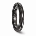 thumbnail image 4 of Solid Titanium Black Titanium Domed 4mm Ring Band Size 11, 4 of 7