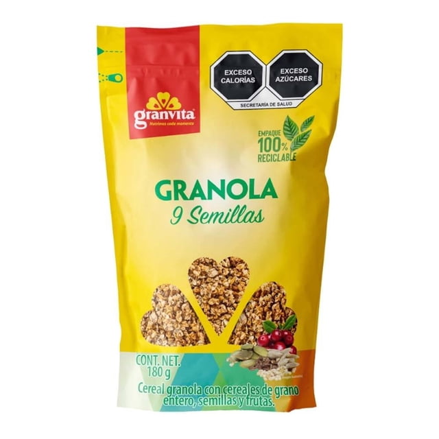 Granola Granvita 9 semillas 180 g