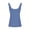Blue#women's u neck ribbed workout camisoles, variant on Women's Ribbed Tank Tops 2026 Summer Casual Workout U Neck Vests Fitted Knitted Sleeveless Lightweight Basic Camisole Green,XL