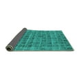 thumbnail image 2 of Ahgly Company Indoor Rectangle Oriental Turquoise Blue Industrial Area Rugs, 5' x 8', 2 of 4