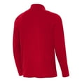 thumbnail image 3 of Men's Antigua  Scarlet Rutgers Scarlet Knights Intent Quarter-Zip Top, 3 of 3