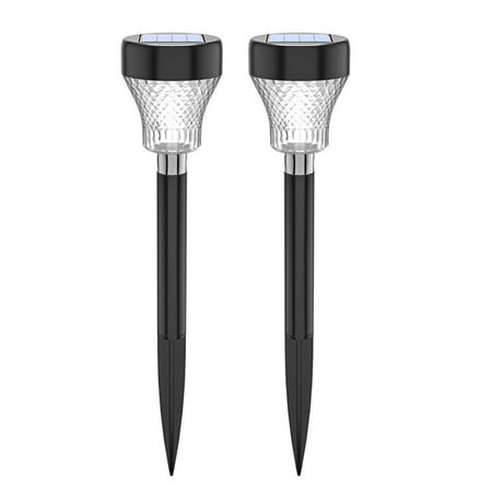 

2 PCS LED Solar Garden Lights Outdoor Light Control In-Ground Lamp IP65