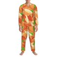 thumbnail image 3 of Naloa Peanuts1 Men’s Pajamas Set - Long Sleeve Button Down Sleep Shirt and Pajama Bottoms Sleepwear Set-X-Large, 3 of 7