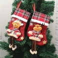 thumbnail image 3 of Clearance Under $5 christmas decor shop, Hwkond Fashion Christmas Stockings Gift Bag Christmas Tree Decoration Supplies christmas decorations indoor, 3 of 6