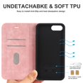 thumbnail image 5 of Dteck Wallet Phone Case for iPhone 8 Plus, iPhone 7 Plus RFID Blocking Credit Card Holder Kickstand Folio Flip Cover with Magnetic Closure, Pink, 5 of 10