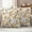 Dark Yellow, variant on Purple Brown Spring Floral Outdoor Waterproof Pillow Covers, Watercolor Blooming Botanical Summer Decorative Square Throw Pillowcase Sofa Cushion Sham for Patio/Couch/Chair, 26"x26" 2 Pack