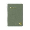 thumbnail image 2 of At-A-Glance 70100G60 Recycled Weekly/Monthly Desk Appointment Book  4-7/8 x 8  12 Months  Green Cover, 2 of 3