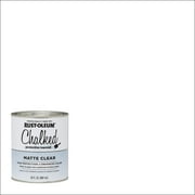 Clear, Rust-Oleum Chalked Matte Interior Protective Topcoat- 287722, Quart