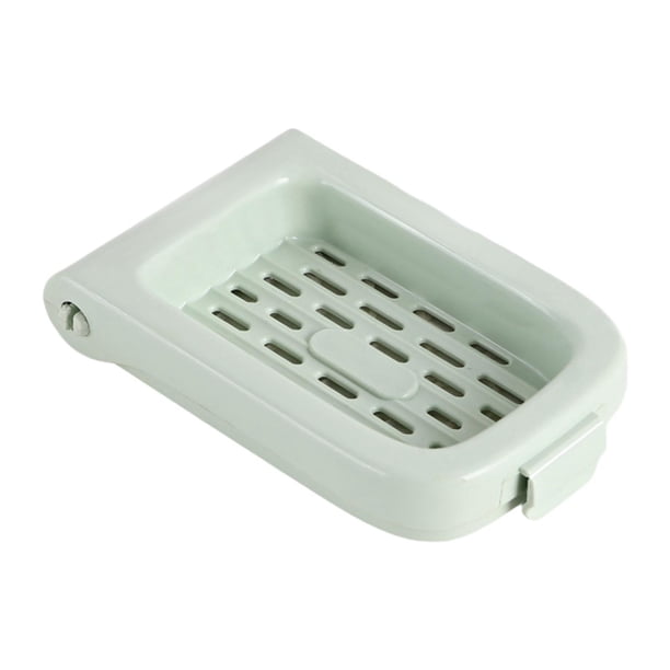 Caja de jabón, jabonera multifuncional con drenaje, soporte para barra de jabón, contenedor de almacenamiento de jabón para cocina, viajes, hogar, verde