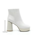 thumbnail image 6 of BURUDANI Women's Platform Block Heel Ankle Boots, 6 of 6