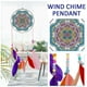 thumbnail image 1 of Bricolaje diamante pintura acrílico viento carillón colgante artesanía arte decoración (Mandala) Likrtyny Oficina Multiescena Multifunción, 1 of 9