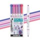 thumbnail image 1 of Set de iluminadores Zebra Pen Mildliner de doble punta, paquete de 5, 1 of 8