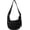 Black, variant on Zhengup Nylon Crossbody Bag Women Men Oxford Sport Shoulder Purse Crescent Sling Braid Zip Candy Color Tote Bag