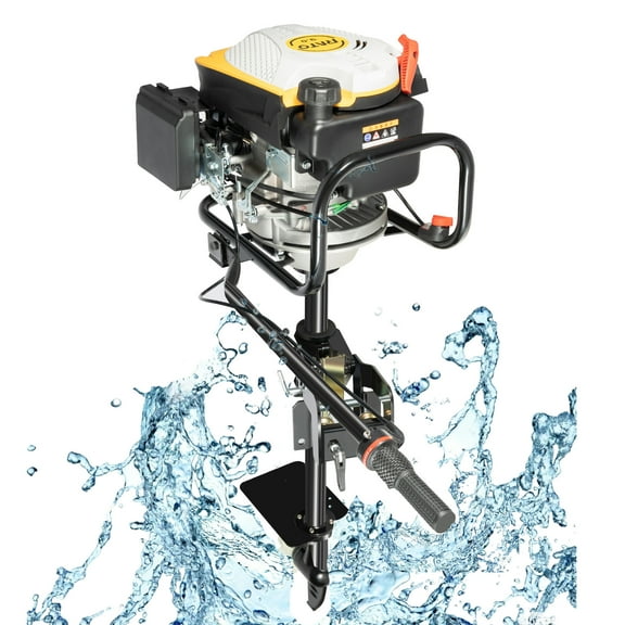 9HP 225cc Outboard Motor Marine Fishing Boat Engine Air Cooling System 4 Stroke