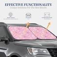 thumbnail image 3 of Kdxio Butterfly 1 Print 2-Piece Sun Shade Front Windshield - Foldable Car Front Window Sunshades for Most Sedans SUV Truck, 3 of 6