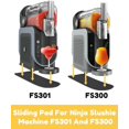 thumbnail image 2 of Sliding Pad for Ninja Slushie Machine FS301 and FS300 Professional Frozen Drink Machine Quickly Slide Frozen Drink Machine on Table - Convenient Storage Strap - Accessories for Ninja Drink Maker, 2 of 5