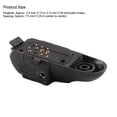 thumbnail image 3 of Adaptador De Audio ABS, Adaptador De Audio Auricular De Walkie Talkie Fuerte Y Duradero, BF-A58, BF-UV9R, Etc., 3 of 7