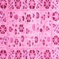 thumbnail image 1 of Ahgly Company Indoor Square Abstract Pink Modern Area Rugs, 4' Square, 1 of 4