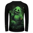 thumbnail image 3 of Oogie Boogie Long Sleeve Shirts for Men Trendy Streetwear Crew Neck Tops Full Print Funny Graphic T-Shirt 4XL, 3 of 6