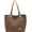 Khaki, variant on JennyShop Korean Style Fashion Tote Bag , Canvas Large Bag, Large Capacity Women's Bag, High-end and Versatile Shoulder Bag