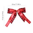 thumbnail image 3 of Dalxymotic Christmas Bow Ornament, Holiday Ribbon Decor Accent, Festive Party Styling Piece, Easy Hanging Home Decor, Christmas Bow Decoration for Tree, Wreath, Door, Mantel, 3 of 5