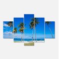 thumbnail image 2 of Palms on Philippines Tropical Beach - Modern Seascape Canvas Artwork, 2 of 3