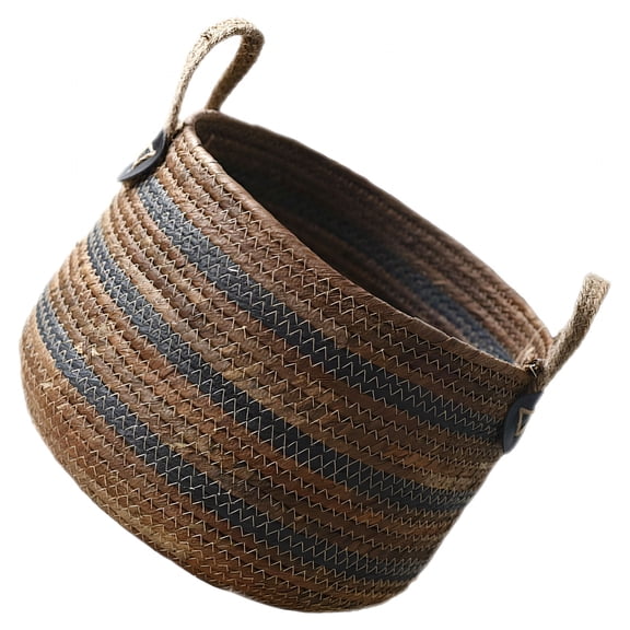 XIBUFE 2026 New Woven Storage Basket Decorative Basket for Living Room Toys Blankets Basket Laundry Holder Decorative Storage Baskets