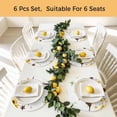 thumbnail image 5 of Pig Sunflower Western Round 13 Inch Placemats Set of 8, Farmhouse Daisy Garden Floral HeatResistant Non Slip Place Mats for Dining Table, Wipeable Braided Kitchen Table Mats for Housewarming, 5 of 9