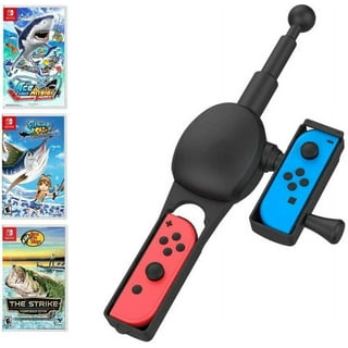  Fishing Rod for Nintendo Switch, Fishing Game Accessories  Compatible with Nintendo Switch Legendary Fishing - Nintendo Switch  Standard Edition and Bass Pro Shops, The Strike Championship Edition :  Video Games