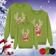 thumbnail image 2 of Christmas Parent Child Printed Long Sleeved Round Neck Fleece Sweatshirt (Mom's Style) (7), 2 of 5