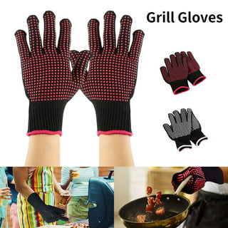 Dropship Silicone Oven Mitts, Heat Resistant Oven Gloves For BBQ, Baking,  Cooking And Grilling - 1 Pair to Sell Online at a Lower Price